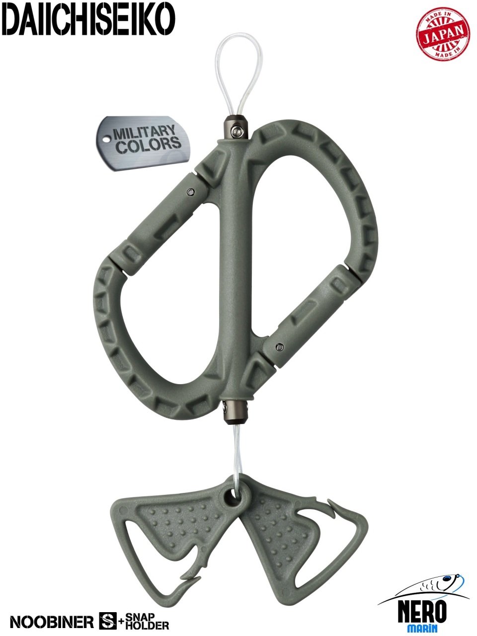 Daiichiseiko Noobiner S + Snap Holder Foliage Green