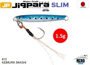 MC Jigrapa Micro Slim JPMSL-1.5gr #15 Keimura(UV) Iwashi