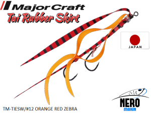 MC Tai Rubber İğneli Yedek Etek TM-TIESW/#012 Orange/Red Zebra