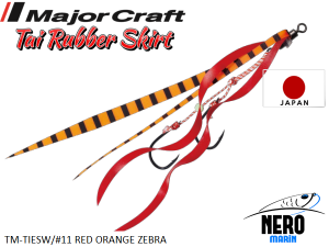 MC Tai Rubber İğneli Yedek Etek TM-TIESW/#011 Red/Orange Zebra