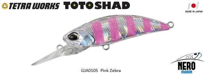 Tetra Works Toto Shad 48S  GJA0105 / Zebra Pink