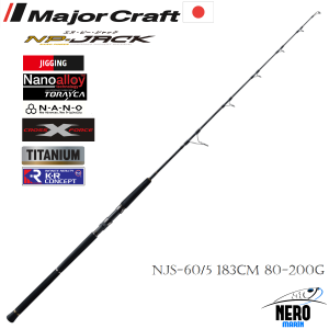 MC NP-Jack NJS-60/5 Jigging Kamış Spinning Model 183cm 80-200g