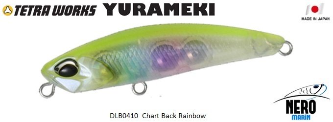 Tetra Works Yurameki  DLB0410 / Chart Back Rainbow