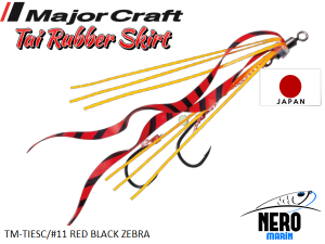 MC Tai Rubber İğneli Yedek Etek TM-TIESC/#011 Red/Black Zebra