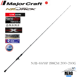 MC NP-Jack NJB-65/5SP Slow Pitch Jigging Kamış 198cm 200-250g