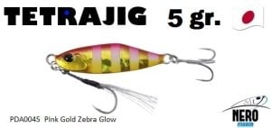 Tetra Works Tetrajig 5gr.  PJA0045 / Pink Gold Zebra Glow