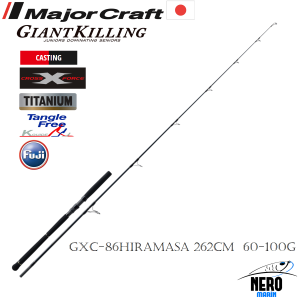 MC New Giant Killing GXC-86HIRAMASA Offshore Casting Kamış 262cm 60-100g