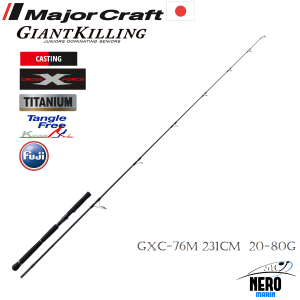 MC New Giant Killing GXC-76M Offshore Casting Kamış 231cm 20-80g