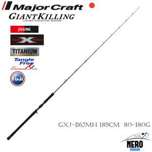 MC New Giant Killing GXJ-B62MH Jigging Kamış 189cm 80-180g