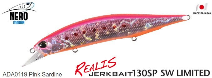 Duo Realis Jerkbait 130SP SW ADA0119 Pink Sardine