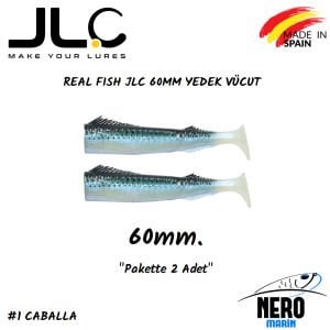 JLC Real Fish Yedek Vücut 60mm 2'li Paket #1 Caballa