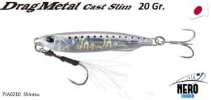 Drag Metal Cast Slim Jig 20gr. PJA0210 / Shirasu