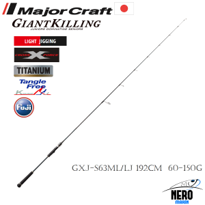 MC New Giant Killing GXJ-S63ML/LJ Light Jigging Kamış 192cm 60-150g