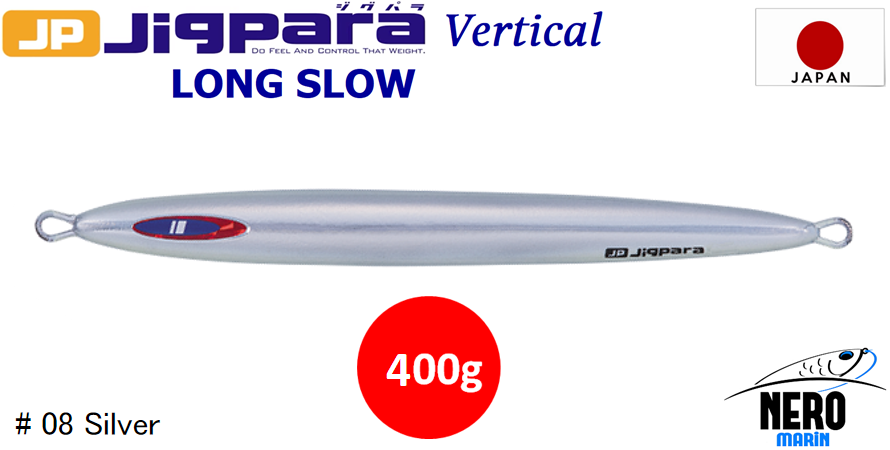 MC Jigpara Vertical Long Slow JPVLS-400gr #08 Silver