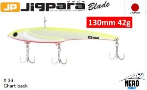 MC Jigpara Blade JPB  130mm-42gr #36 Chart Back