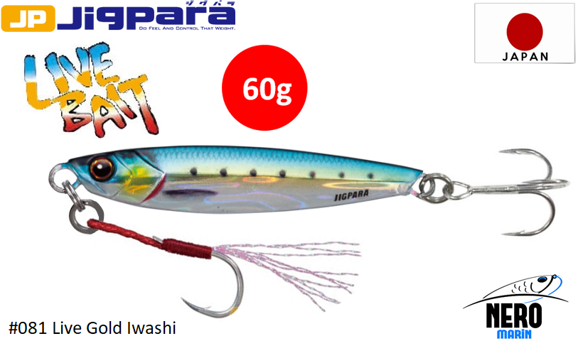 MC Jigpara Short JPS-60gr #81 Live Gold Iwashi