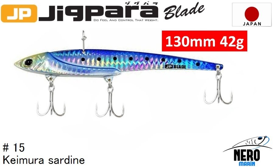 MC Jigpara Blade JPB  130mm-42gr #15 Keimura(UV) Iwashi