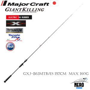 MC New Giant Killing GXJ-B63MTR/ES Electric Tai Rubber Kamış 192cm Max 160g