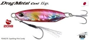 Drag Metal Cast Jig 15Gr. PDA0270 / Sparkling Pink Candy