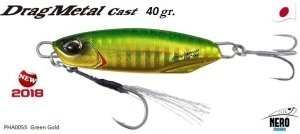 Drag Metal Cast Jig 40Gr. PHA0055 / Green Gold