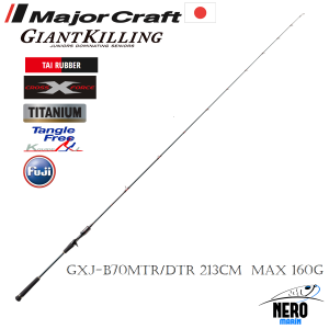 MC New Giant Killing GXJ-B70MTR/DTR Tai Rubber Kamış 213cm Max 160g