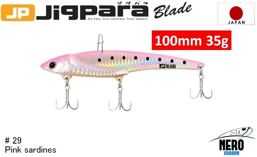 MC Jigpara Blade JPB  100mm-35gr #29 Pink Sardine