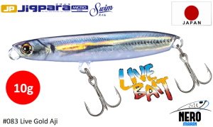 MC Jigpara Micro Swim JPMSW-10 #83 Live Gold Aji