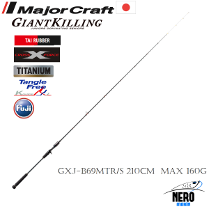 MC New Giant Killing GXJ-B69MTR/S Tai Rubber Kamış 210cm Max 160g