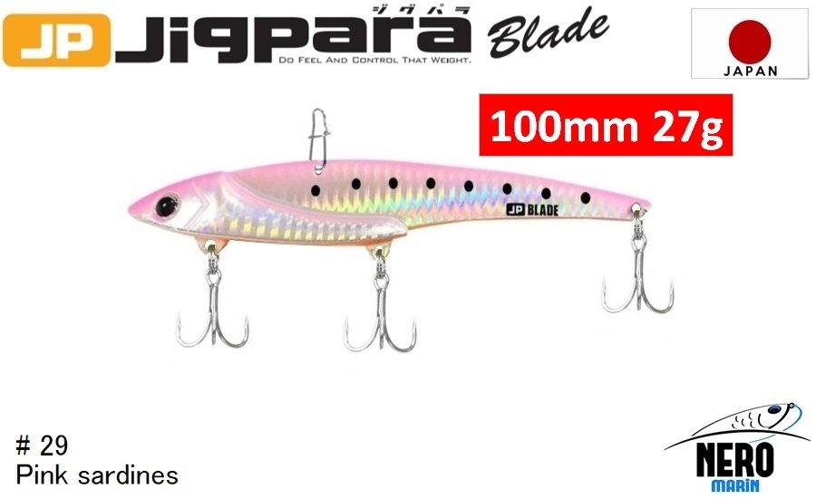 MC Jigpara Blade JPB  100mm-27gr #29 Pink Sardine