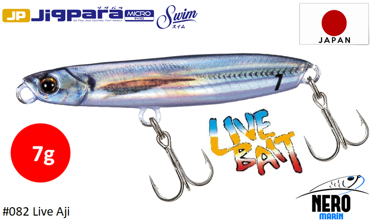 MC Jigpara Micro Swim JPMSW-7 #82 Live Aji