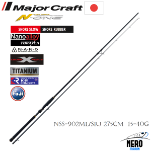MC N-One NSS-902ML/SRJ Light Silikon+Slow shore jigging kamış 275cm 15-40g