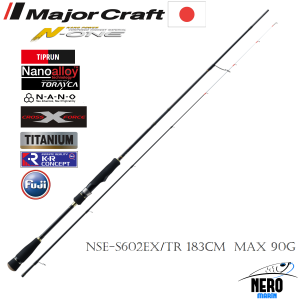 MC N-One NSE-S602EX/TR Kalamar Kamışı Spinning Model 183cm Max 90g