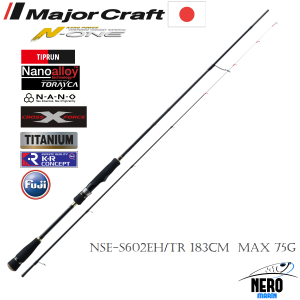 MC N-One NSE-S602EH/TR Kalamar Kamışı Spinning Model 183cm Max 75g