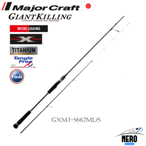 MC New Giant Killing GXMJ-S662ML/S Micro Jigging Kamış 198cm Max.60gr.