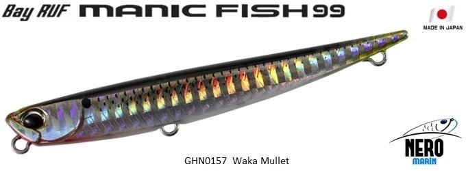 Duo Bay Ruf Manic Fish 99 GHN0157 / Waka Mullet