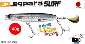 MC Jigpara Surf JPSURF-40gr.#84 Live Saba