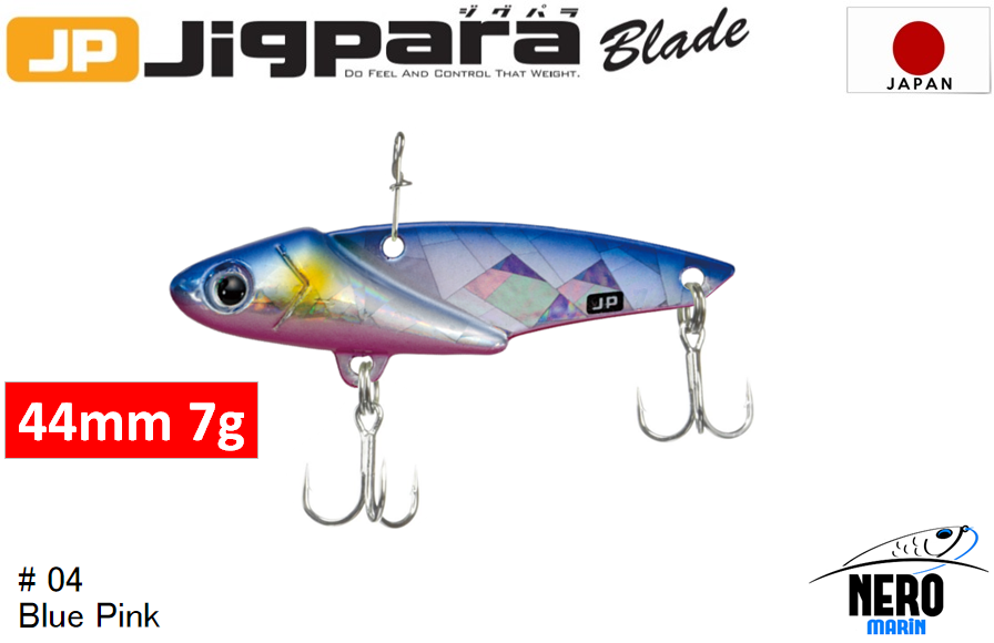 MC Jigpara Blade JPB 44mm-7gr #04 Blue Pink