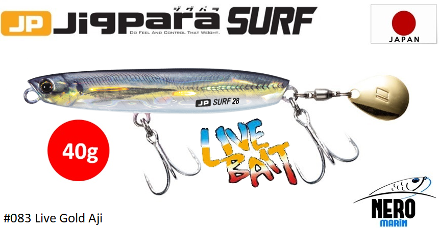 MC Jigpara Surf JPSURF-40gr.#83 Live Gold Aji