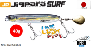 MC Jigpara Surf JPSURF-40gr.#83 Live Gold Aji