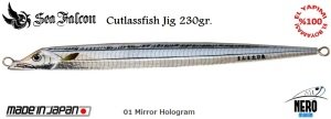 Sea Falcon Cutlass Fish Jig 230gr. 01 Mirror Holo