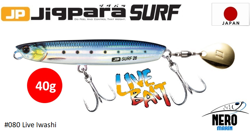 MC Jigpara Surf JPSURF-40gr.#80 Live Iwashi