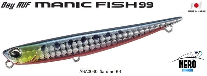 Duo Bay Ruf Manic Fish 99 ABA0030 / Sardine RB