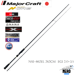 MC N-One NSE-862EL Eging Spin Kamış 262cm EGI 2.0-3.5