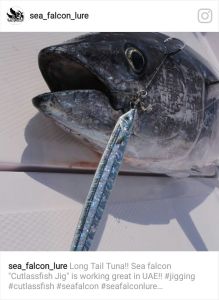 Sea Falcon Cutlass Fish Jig 180gr. 01 Mirror Holo