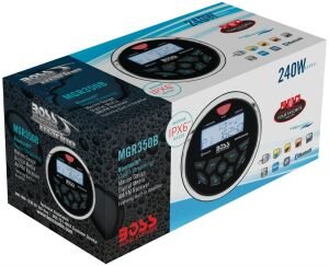 BOSS Audio Systems MGR350B AUX USB Girişli Bluetoothlu Marin Teyp