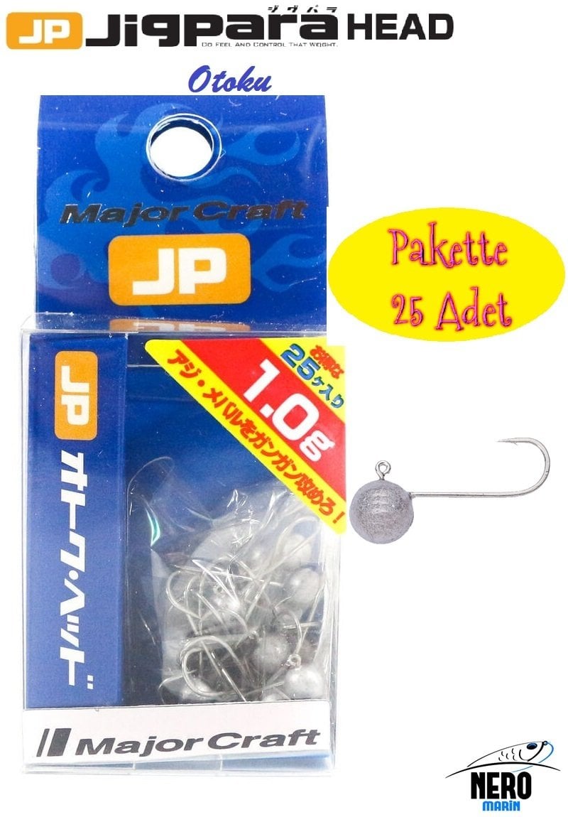 MC Jigpara Otoku Head OTHD-1.0gr. (25pcs. Bag)
