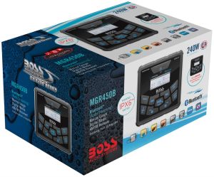 BOSS Audio Systems MGR450B AUX USB Girişli Bluetoothlu Marin Teyp