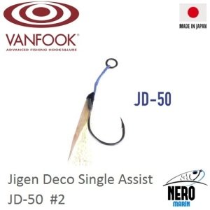 Vanfook Tekli Asist İğne JD-50 #2 (3 pcs./pack)