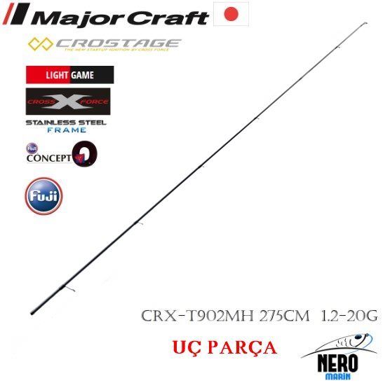 MC New Crostage CRX-T902MH LRF + microjig Kamış Tubular 275cm 1.2-20g UÇ PARÇA