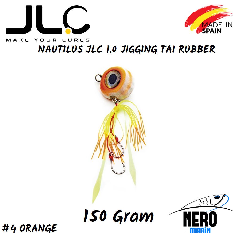 JLC Nautilus 1.0 Tai Rubber 150gr. #4 Orange